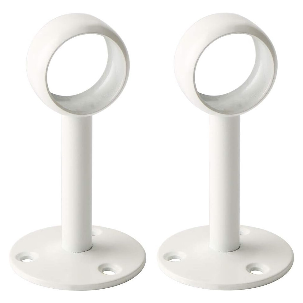 Curtain Rod Bracket, Wardrobe Rod Support With Screws, Ceiling Mount For Curtains And Cabinets, Poli 9183899239599
