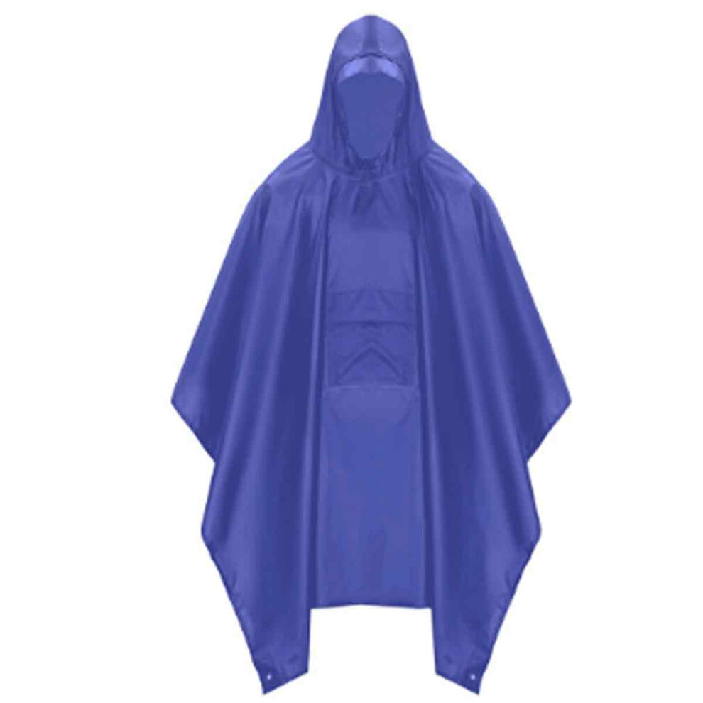 Waterproof Raincoat, Reusable Unisex, 3-In-1 Multifunctional Rain Poncho, Ripstop Breathable, With H 9183899239278