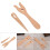 Fork Type Wooden Knitting Tools DIY Weaving Tools for Bracelet Necklace Braided Tools 5