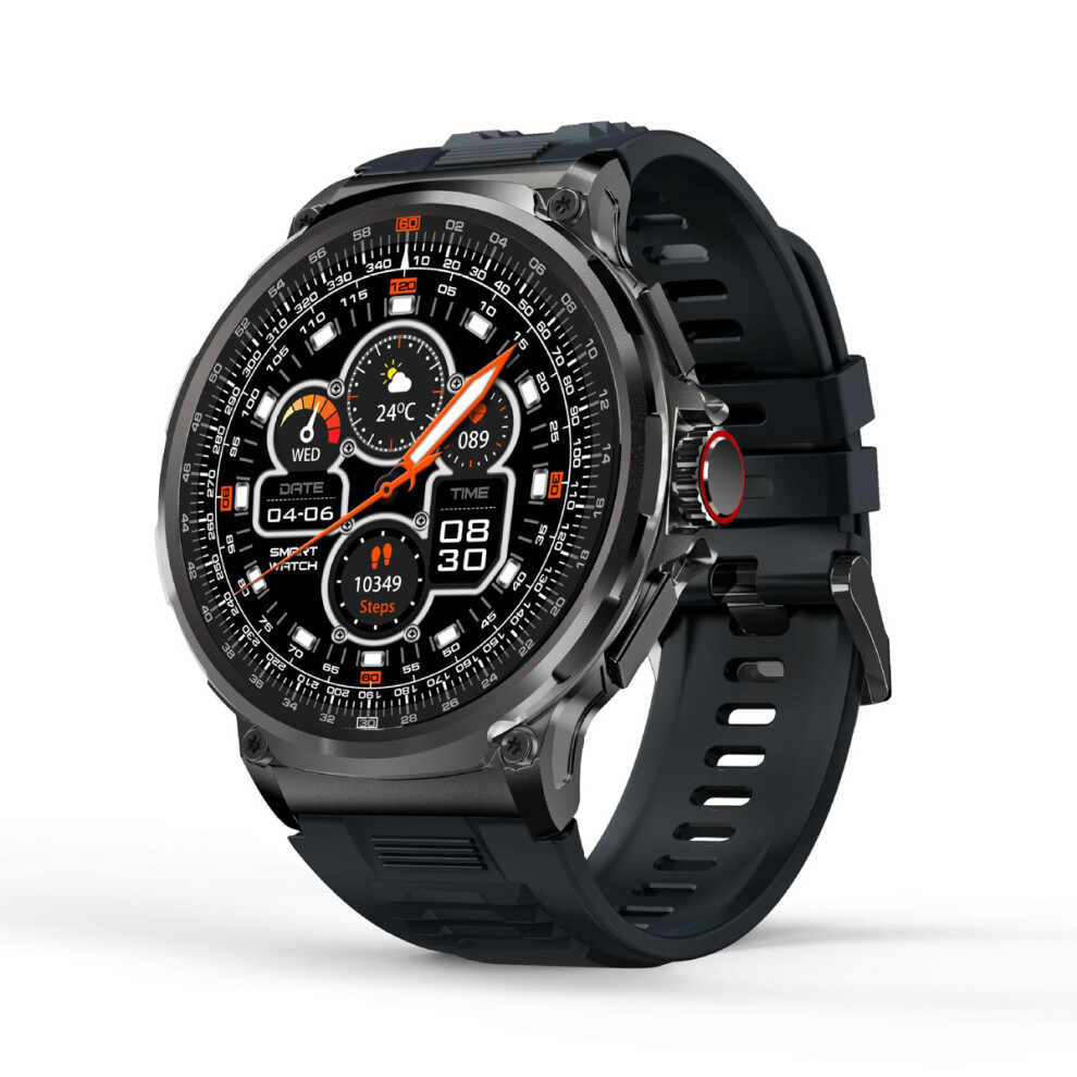 Smart Watch With Heart Rate Monitor, Sleep Tracker, Fitness Tracker And Call Function, 1.85" Touch S Black/Silver 9183899245651