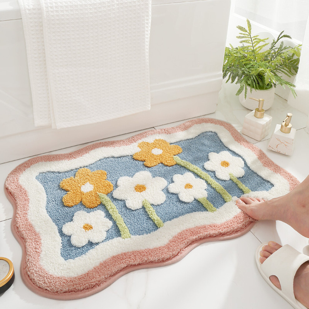 Bathroom carpet bath mat non-slip washable bath carpet bath rug-image-OPC-PMHCNB2-NEW