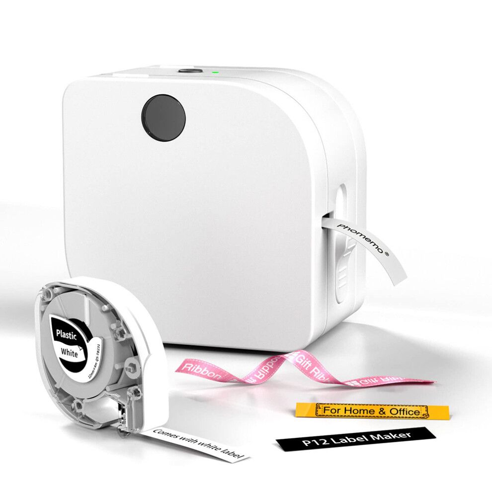 Mini Bluetooth Label Maker Set, Label Printer, Label Printer White 9183899252666