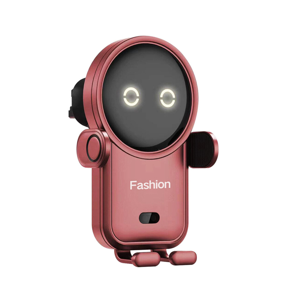 15W Fast Wireless Charger Car Phone Holder With Charging Function Red 9183899258972