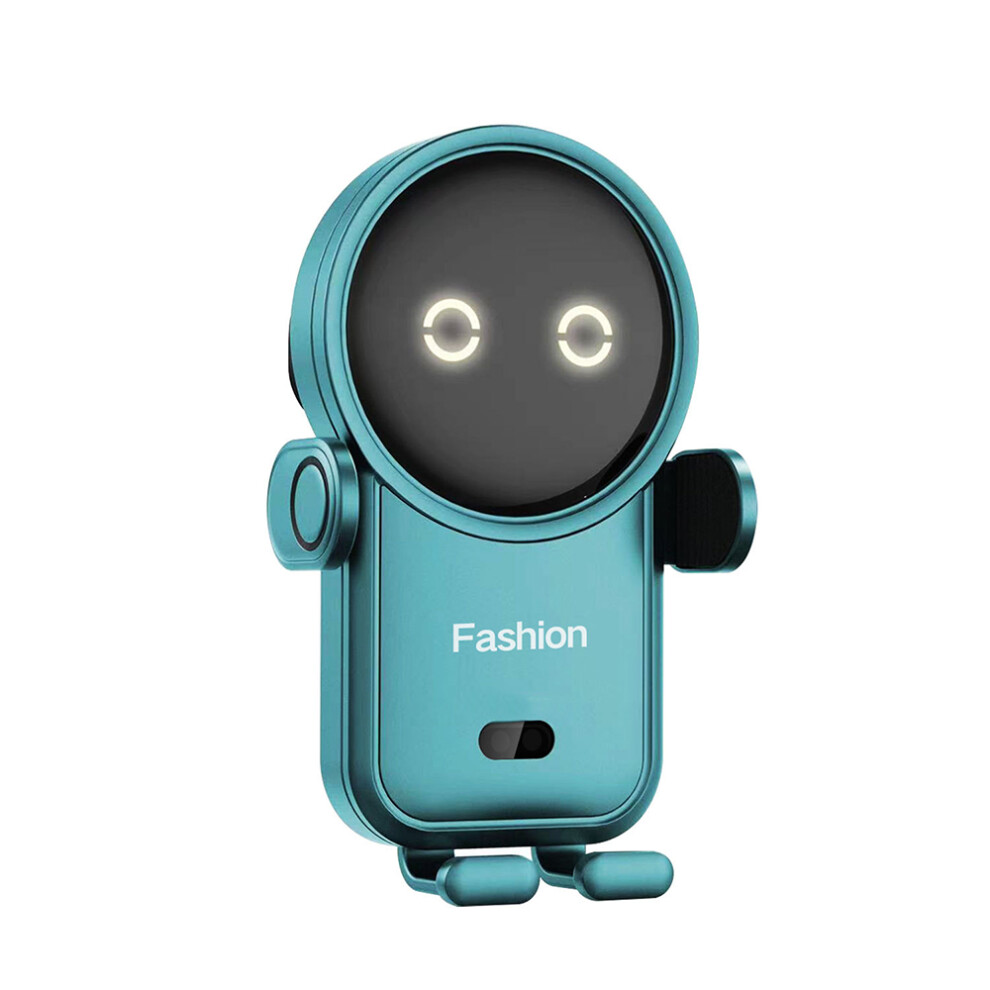 15W Fast Wireless Charger Car Phone Holder With Charging Function Blue 9183899258965