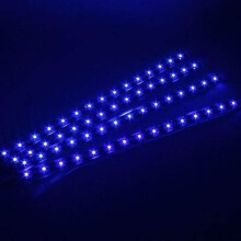 10 pcs Waterproof Flexible LED Strip Underbody Light for Car Motorcycle, Blue