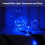 Blue LED String Lights Battery Operated 50 Micro LED String Lights 5M LED String Lights Indoor Outdoor with Battery Saving Timer 5