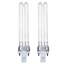 2PCS 9W G23 UV Bulbs Ultraviolet Germicidal Purifier Replacement Lamp for Aquarium Sterilizer