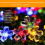 Cherry Blossom String Lights, Solar Powered, 7m, 50 LED, Plug-in, for Christmas Tree, Easter, Indoor 5
