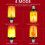 Hudson LED Halloween Lights - Flame Effect Bulb & 4-Mode Upside Down Animation - 3W Flickering Flame 4