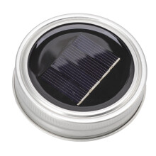Outdoor Solar Mason Jar Lights Lids 20 LEDs 6.6 Feet Waterproof Flame Free Solar Fairy String Lids f