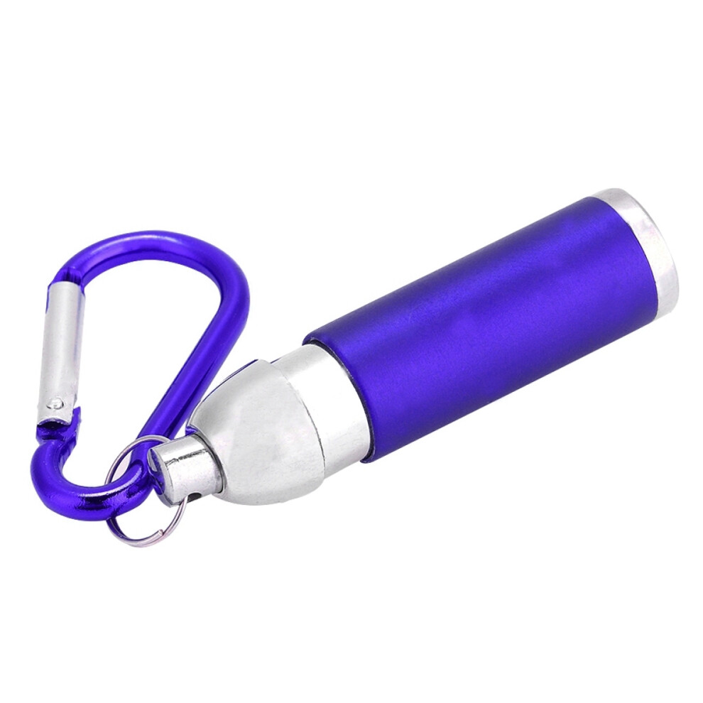 Useful Portable Aluminum Alloy Mini LED Flashlight Torch Light Keychains(blue)-image-OPC-PMHCWSX-NEW