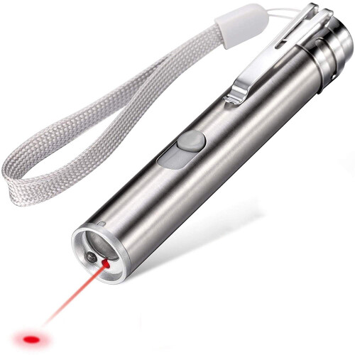 Laser Pointer for Cats USB Rechargeable, Cat Dog Interactive Lazer Toy, Pet Training Exercise Chaser 1