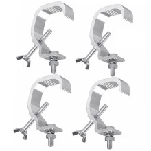 Stage Light Clamp Heavy Duty Prevent Slip Cast Aluminum Stage Lamp Hook Kit for Spotlight Moving Hea