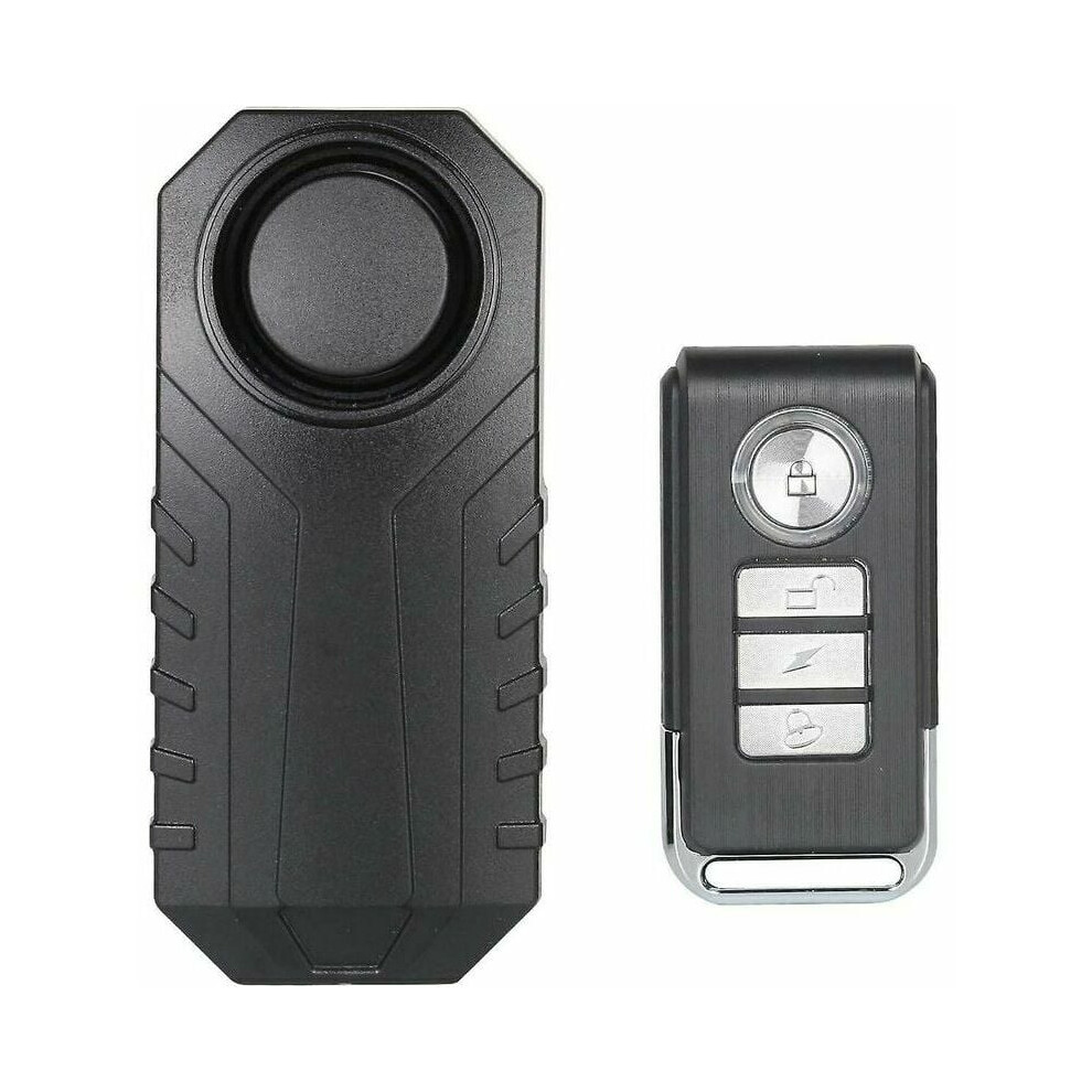 Bicycle Alarm System Theft Protection For Motorcycle Vehicles With Remote Control 113 Db Super Loud 9183899303320