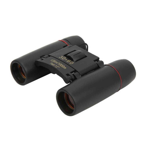 30x60 Compact Binoculars Clear Low Light Vision Easy Focus Portable Foldable HD Binoculars for Kids