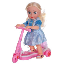 Scooter Doll Toys for Girl Children Scooter Doll Toy with Music and Lights Cute Princess Scooter Dol