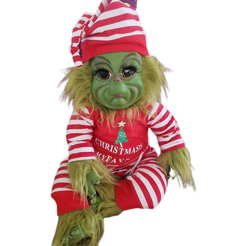 The Grinch Reborn Baby Grinch Stuffed Toy Gift Christmas Plush Doll