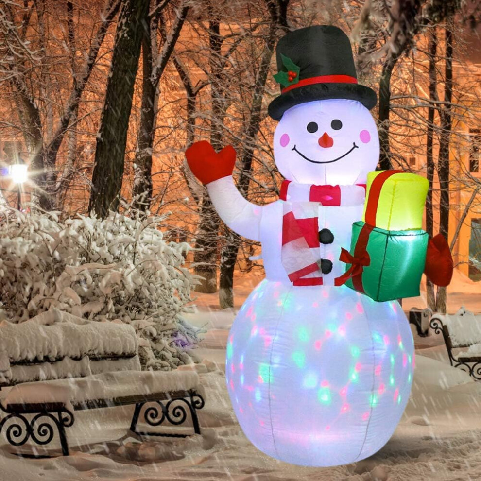 Inflatable Snowman, 1.5M Inflatable Snowman, Christmas Decoration With Led Ip44, For Christma Light