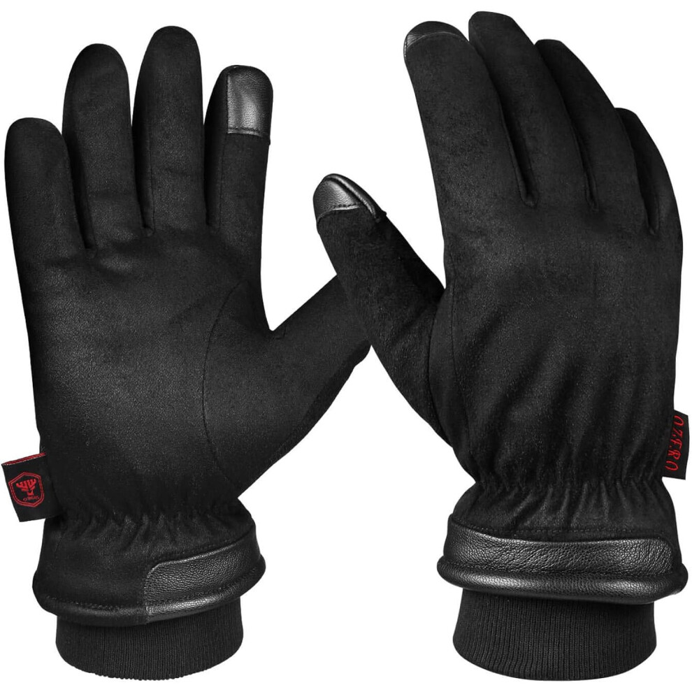 Winter Gloves Waterproof Windproof Mens Women - Warm Gloves Cold Weather, Touch Screen Fingers, Driv