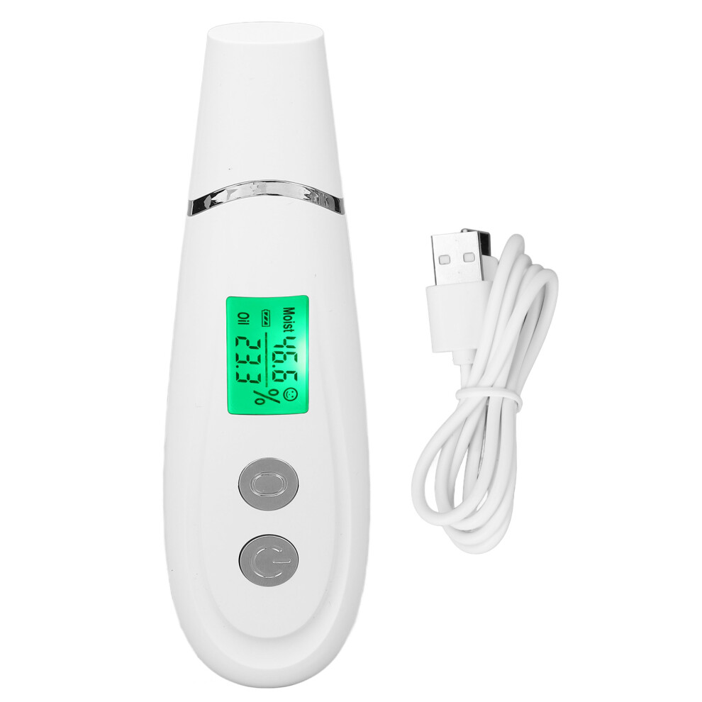 White Skin Detector Facial Moisture Tester Detector Skin Oil Content Moisture Analyzer