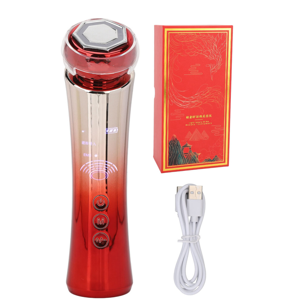 RF Face Massage Machine Hot Cold Lifting Skin Tightening Improve Pimple Skin Massager Device with Re