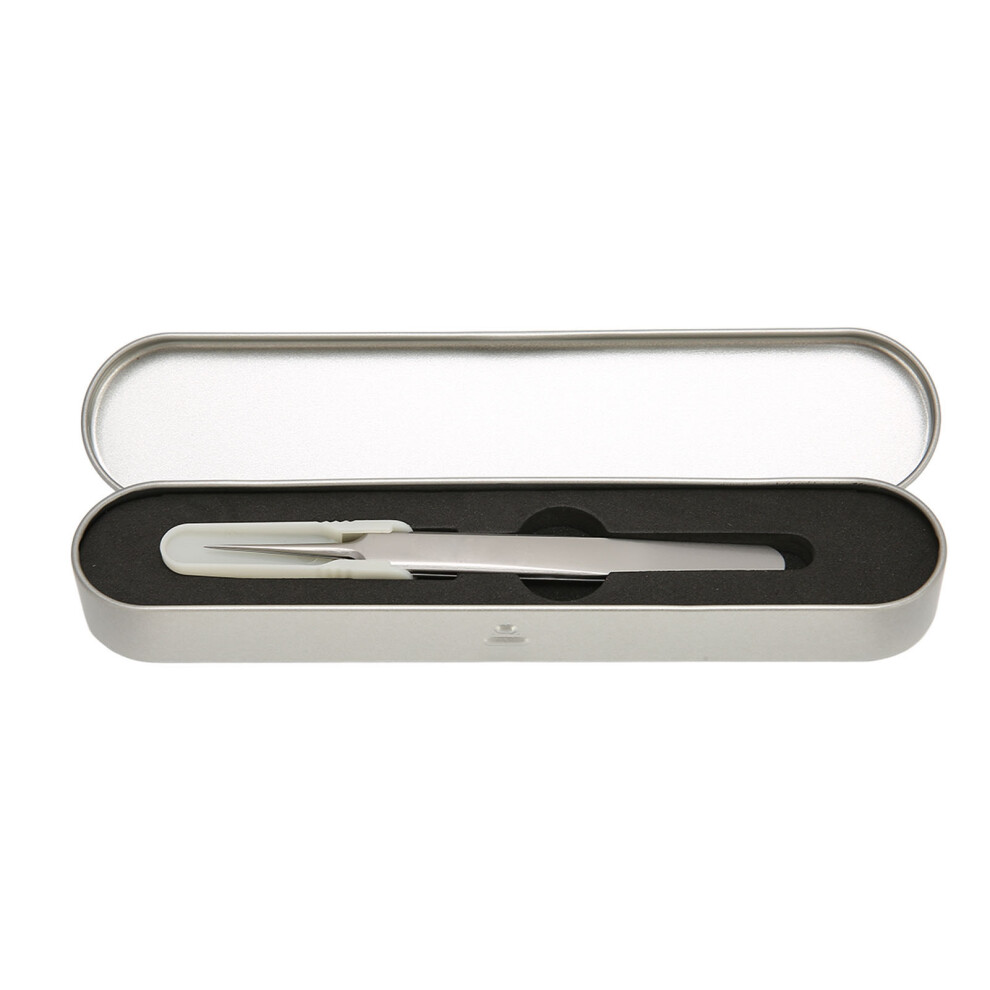 Acne Clip Extractor Blackhead Removal Stainless Steel Pointed Tip Tweezers for Beauty Salon