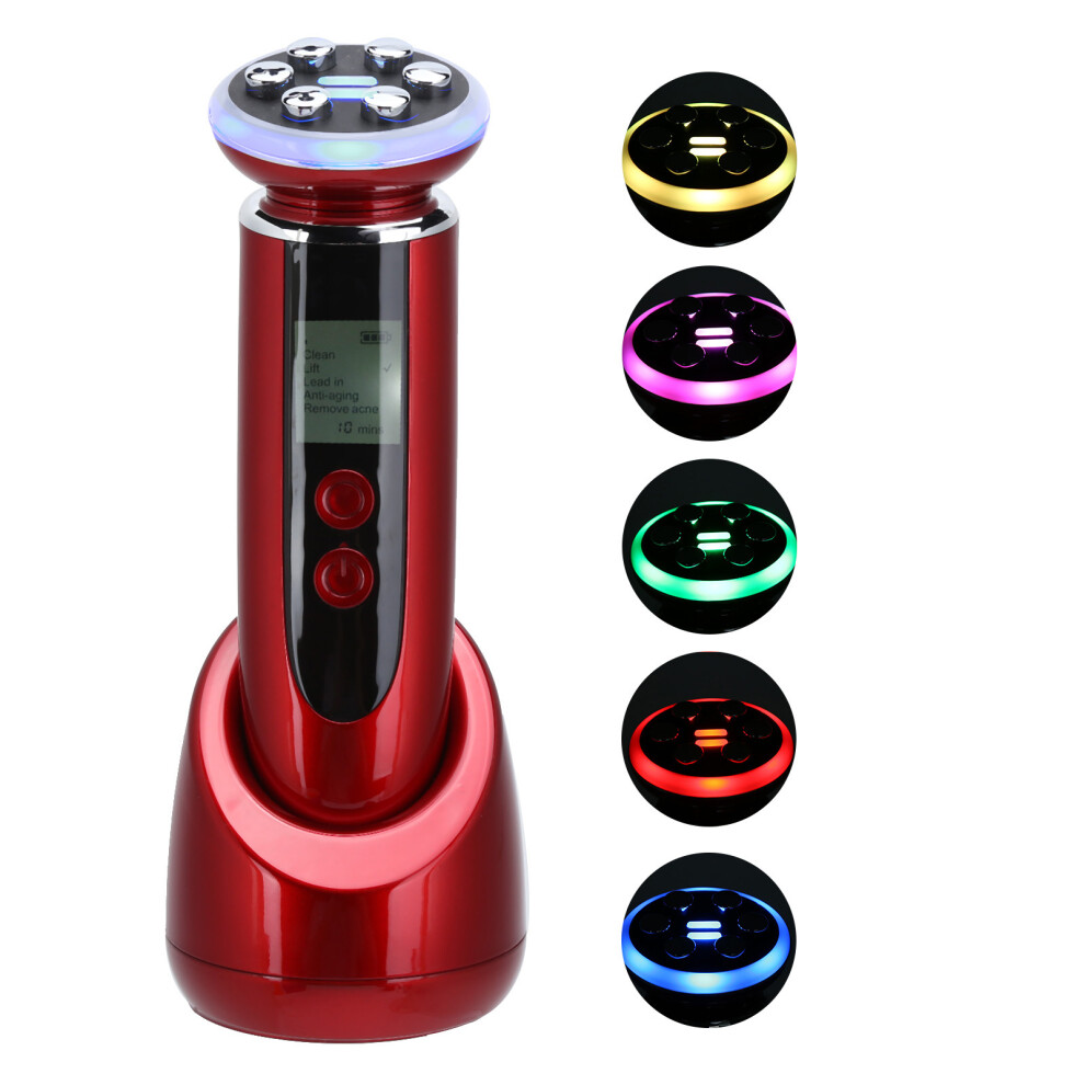 Light Multifunction Rf Radio Frequency Machine Led Ems Facial Skin Rejuvenation Device
