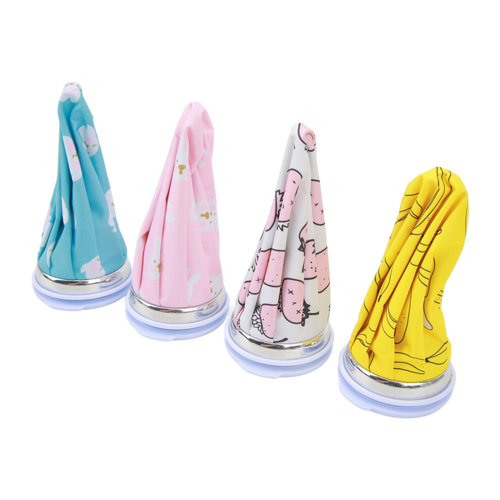4PCS English Style Ice Bag Reusable Cold Pack Ice Pack Hot Water Bag Ice Bag For Injury
