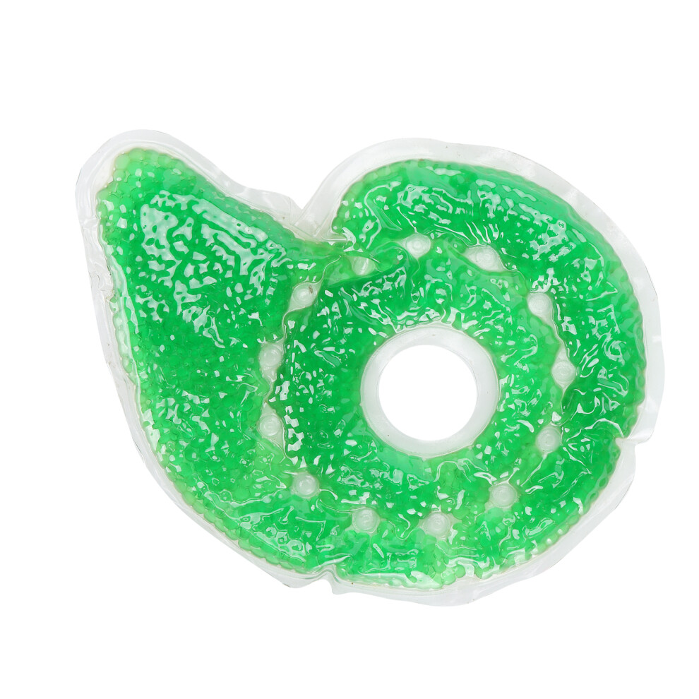 Green Pvc Hot Cold Compress Breast Ice Pack Breast Therapy Gel Bead Pack Pad For Breastfeeding