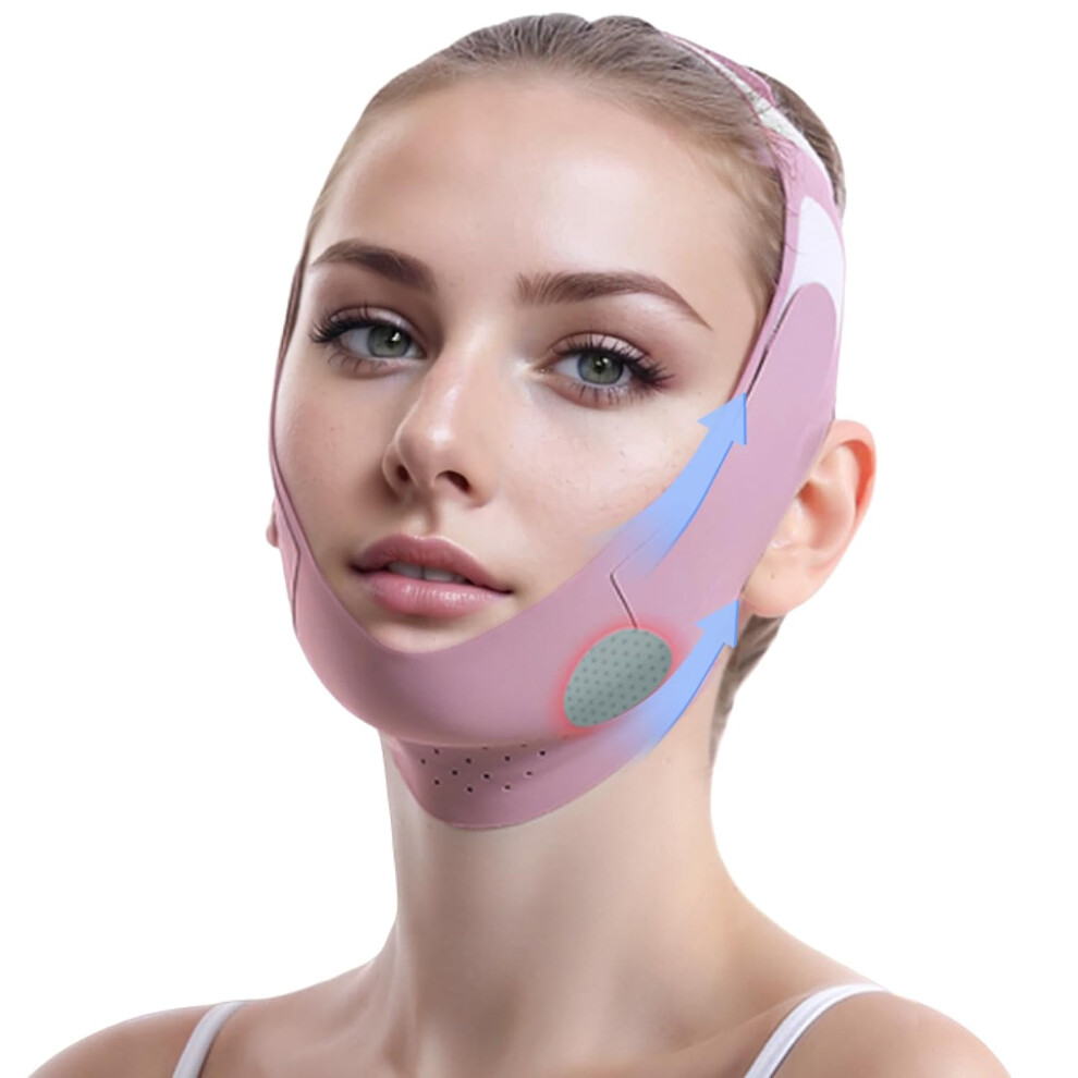Graphene V-shaped line mask, chin lifting mask V-shaped mask, lifting and tightening facial breathab