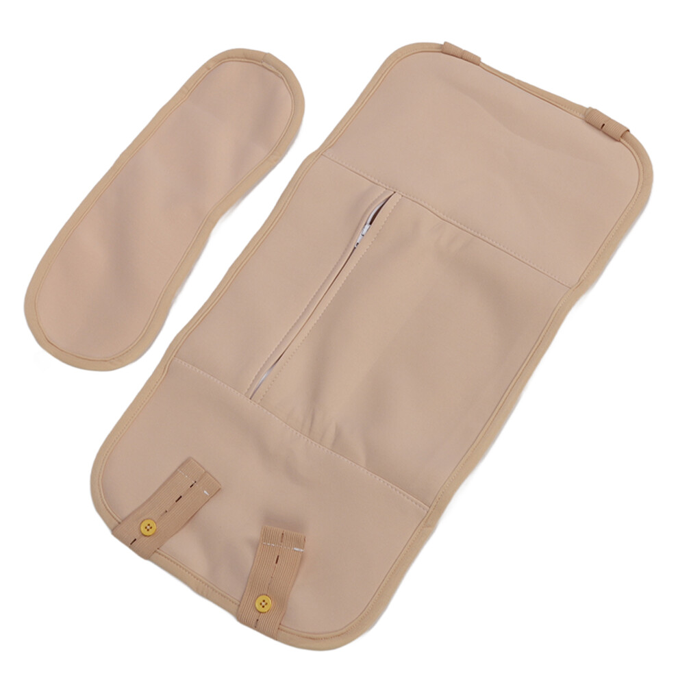 Castor Oil Pack Wrap Reusable Washable Oil Leakage Prevention Button Castor Oil Waist Neck Pack Skin
