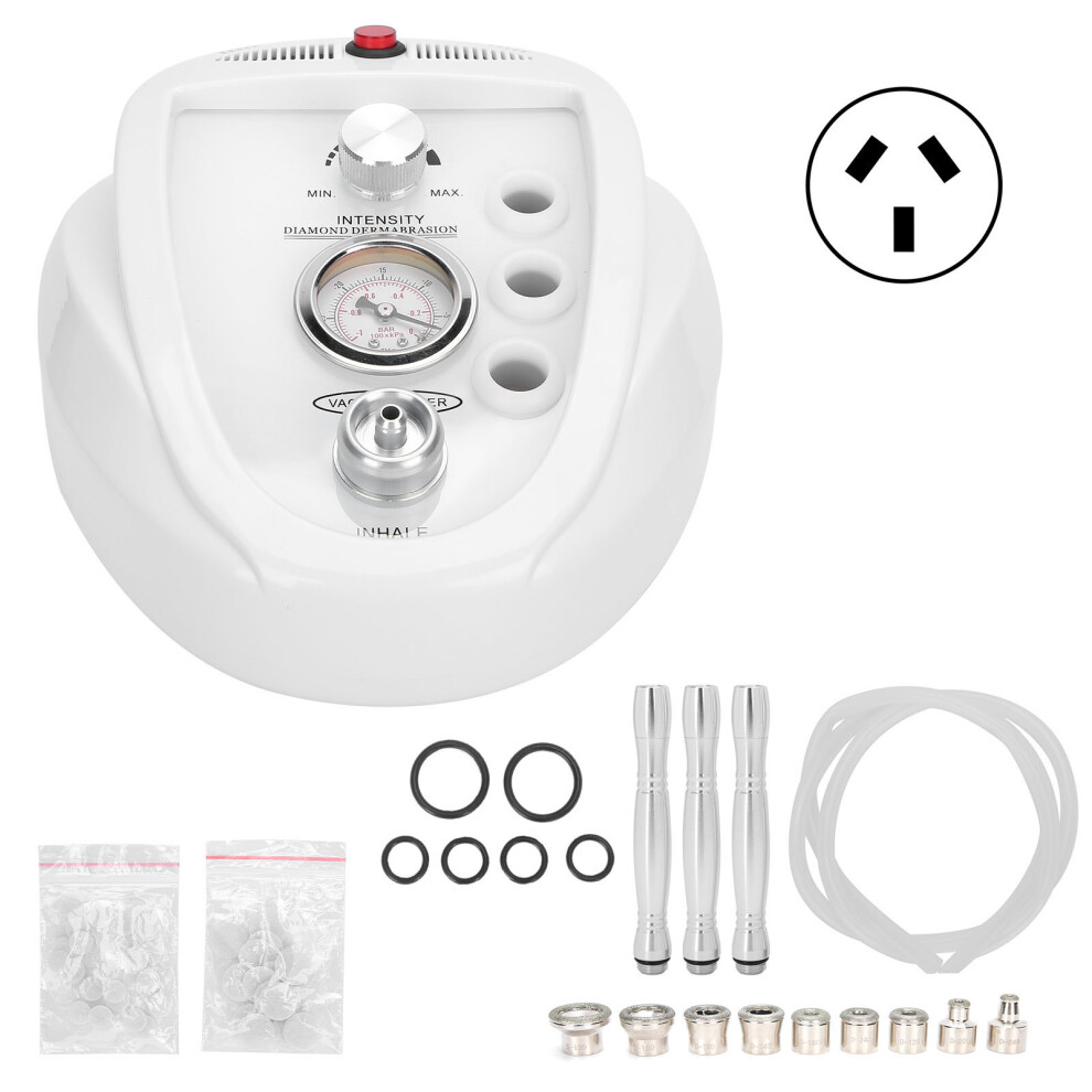 White Microdermabrasion Machine Face Exfoliating Blackhead Removal Skin Rejuvenation Device 100Â240V