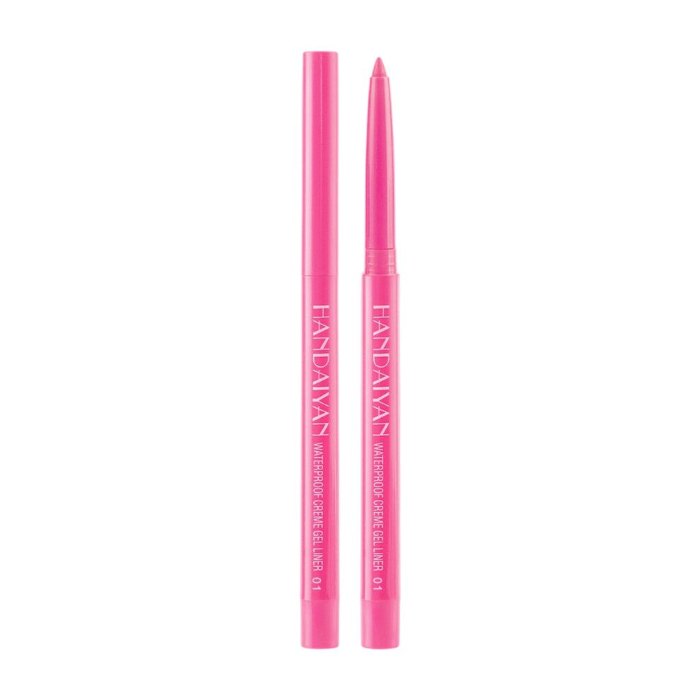 Pink Matte Eye Liner Pencils, Eyeliner, Long-Lasting Waterproof Eye Liner,Highly Pigmented And S