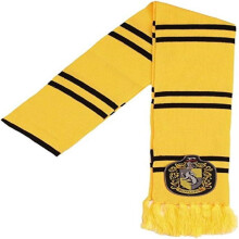 Hufflepuff Patch Knit Scarf,Yellow,One Size