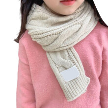 Kids Scarf Soft Warm Knit Neck Warmer Winter Classic Scarf for Boys Girls Wraps Soft Windproof Neck