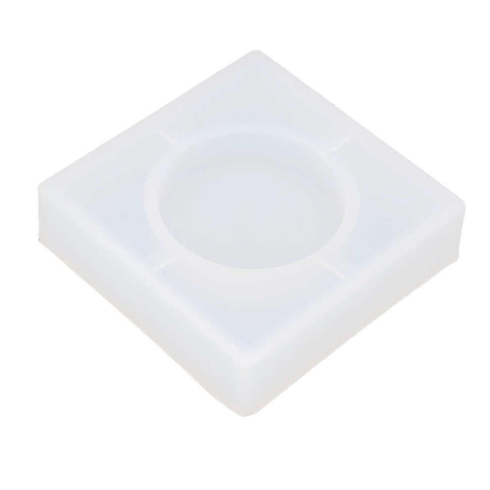Ashtray Silicone Mold Tetragonum Multi Purpose Easy to Demold Reusable Jewelry Storage Resin Molds f