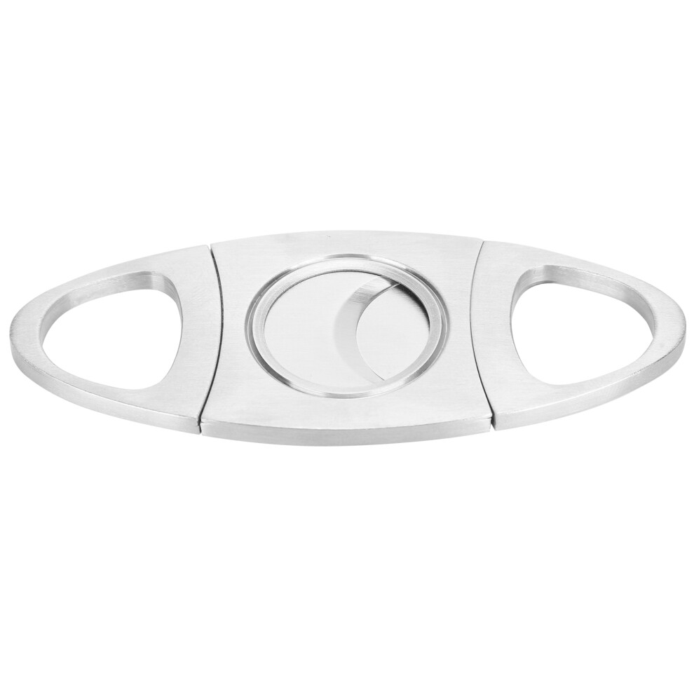 Pocket Cigar Cutter Cigarette Knife Scissors Stainless Steel Double Blades Smoking Accessories