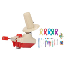 Yarn Winder Easy Installation Winding Board Crochet Small Pin Plastic Needle Yarn Ball Winder Set fo