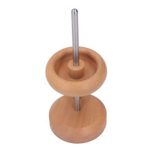 2 Pcs Bead Spinner Log Colored Beech Wood Beading Device Hand Made Beading Bowl Quick Beading Tool f