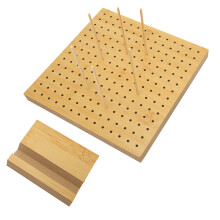 Crochet Blocking Board with 6 Pins 3mm Hole Diameter Tetragonum Wooden Crochet Blocking for Beginner