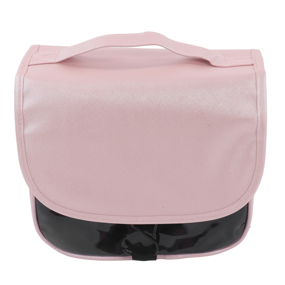 Travel Organizer Large Capacity Safe Durable Leather Portable Handle Detachable Strap Makeup Travel