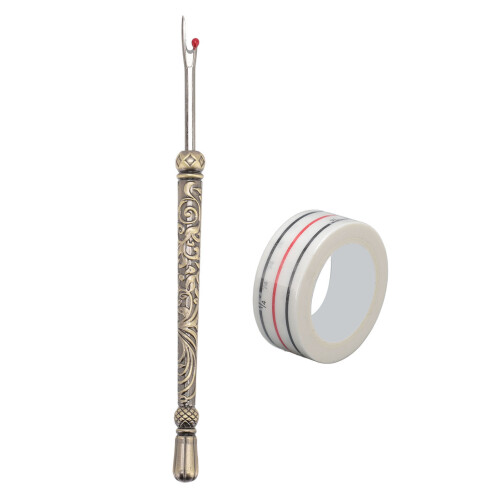 Sewing Seam Remover Multipurpose Efficient Safe Thread Stitch Remover Tool with Positioning Tape for 1