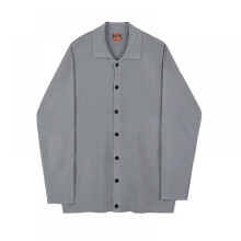 Autumn Knitted Cardigan Men's Loose Korean Style Fashionable Casual Lapel POLO Outer Wear Sweater Ja