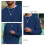 Sweater Round Neck Long Raglan Sleeves Solid Color Casual Comfortable Men Pullover Blue XXL 5