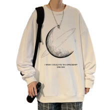 Men Round Neck Top Polyester Long Sleeve Skin Friendly Fashionable Loose Top for Dating Office BK203