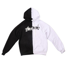 Men Pullover Colorblocking Long Sleeve Comfortable Fashionable Hoodie for School Work Date Gathering