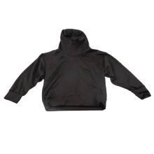 Men Hoodie Vintage Pure Color Pattern High Collar Loose Fashionable Plain Color Hooded Sweatshirt fo