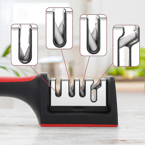 3-Stage Manual Knife Sharpener for Kitchen and Home 1