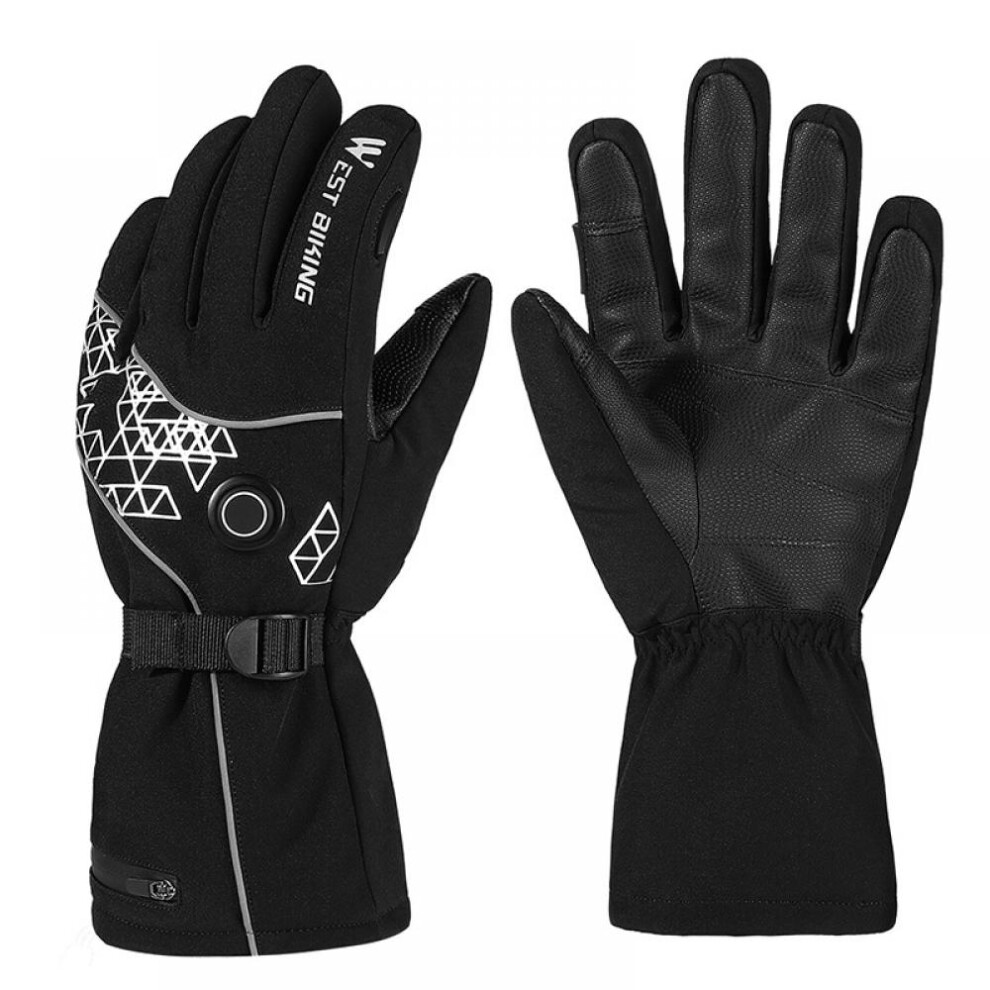 Rider Heating Riding Gloves Winter Charging Heating Motorcycle Electric Heating Gloves Warm Bicycle Gloves 9183899509814