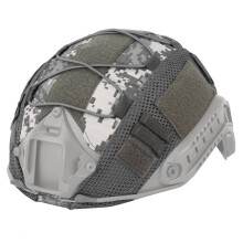Camouflage elastic rope mesh helmet cloth tactical helmet camouflage protection military fan helmet film and television camera equipment